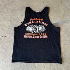 Vintage 1993 sturgis biker rally "bad ass boys ride bad ass toys" tank top